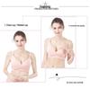 Seamless Front-Open Maternity Nursing Bra - Wire-Free, Shaping & Gathering Design