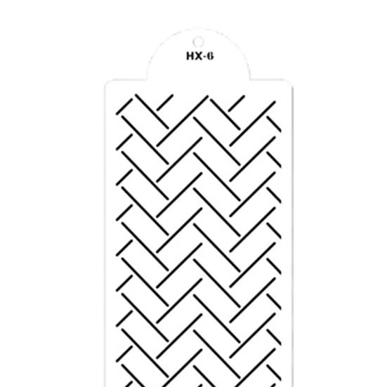 Embossing Mold Wheat Spike Pattern Heat Resistant PET Spraying Cake Border Stencil for Home