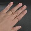 3MM dünner Titanstahl Roségold Paar Ring einfache Mode Roségold Farbe Fingerring für Frauen und Männer Herrengeschenke