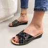 New Summer Flat Slippers for Women Household Non-slip Women's Shoes Low Heels Wedge Sandals Soft Indoor Slippers Women