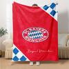 Bayern Munich Emblem Blanket Soft Warm Cozy Suitable for Office Bedding Couch Four Seasons Universal Playful Design Gift for Travel Home Birthdays