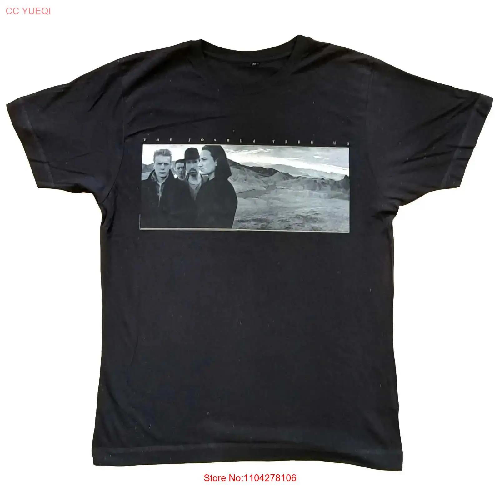 U2 Joshua Tree Photo Black T Shirt NEW OFFICIAL vintage Washed streetwear homme Slightly Stretched Comfortable Casual Versatile S разноцветный