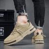Herrenschuhe Sommer Neue atmungsaktive Arbeitskleidung Schuhe Herren vielseitige Anti-Rutsch-Sport-Casual-Board-Schuhe Arbeitsschutzschuhe Herren