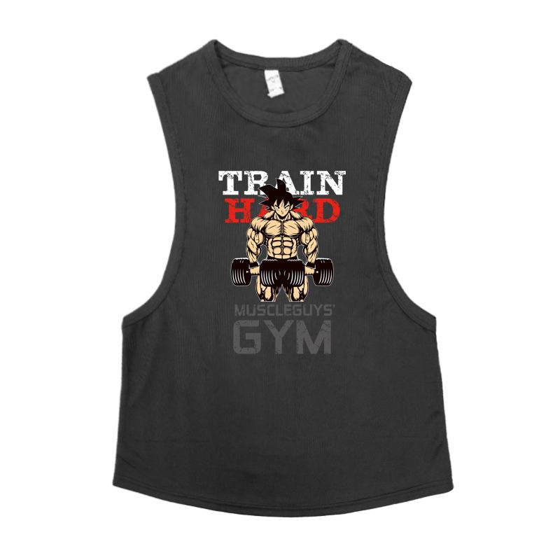 Muscleguys Sports Fitness Vest Quick-drying Jersey Summer Loose Basketball Tank Top Running Training Men's Sleeveless Gym Clothes