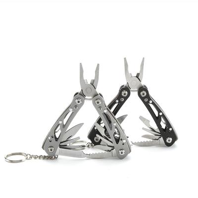 Outdoor Multifunctional Stainless Steel Folding Pliers - Mini Multitool for Household Repairs