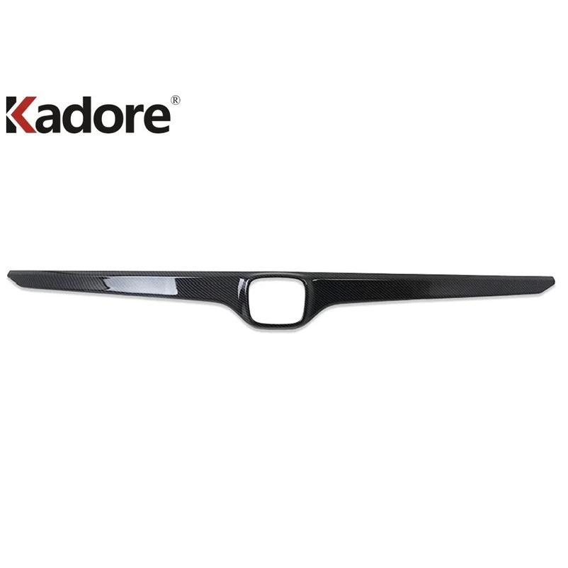 For Honda CRV CR-V 2017-   Carbon Fiber Rear Trunk Lid Cover Trim Tailgate Log Frame Molding Strip Car Accessories