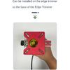 Woodworking Router Circle Jig for Trimming Machine Carpentry Circle Cutting Guide Board Tools A Aluminum Alloy 1 PCS, Red