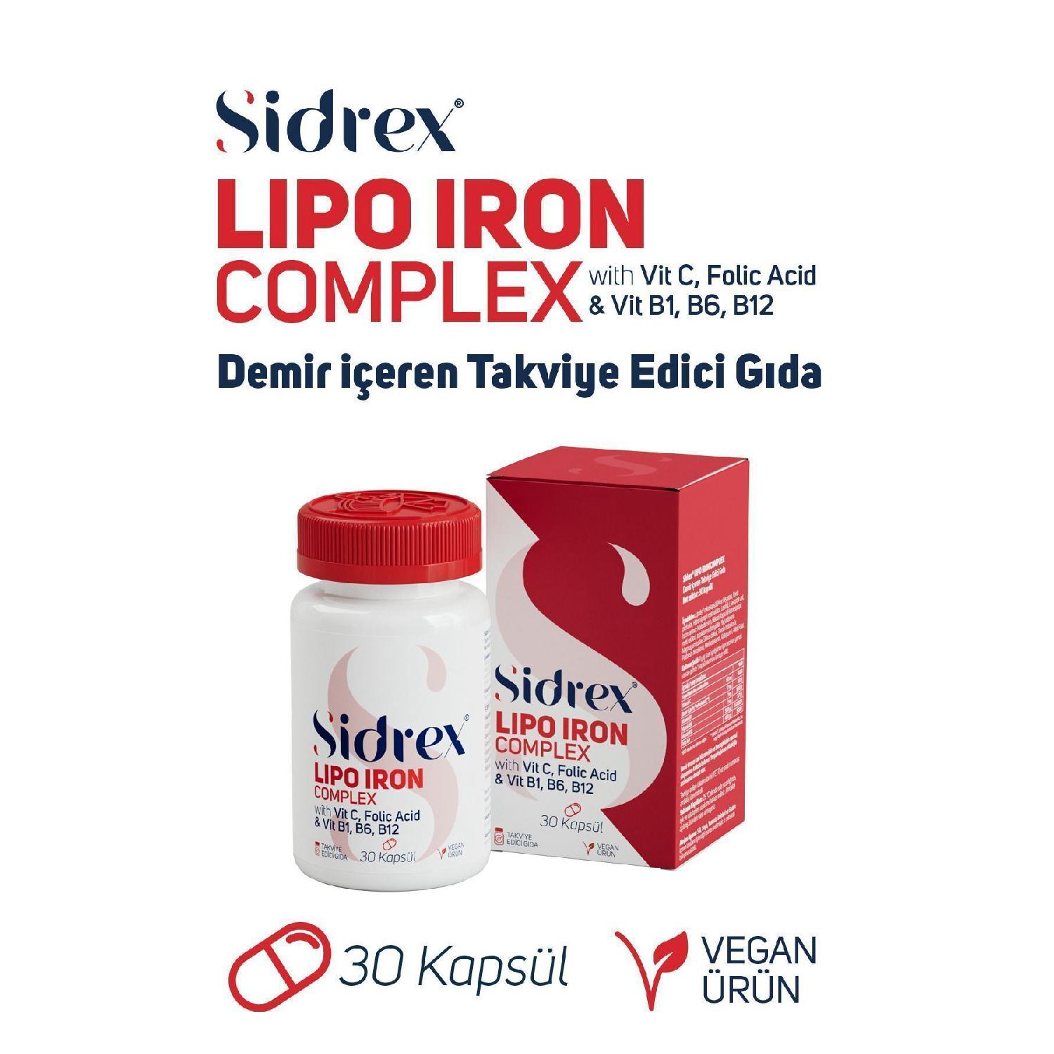 

Lipo Iron Complex Iron Reinforcing Food 30 Capsules