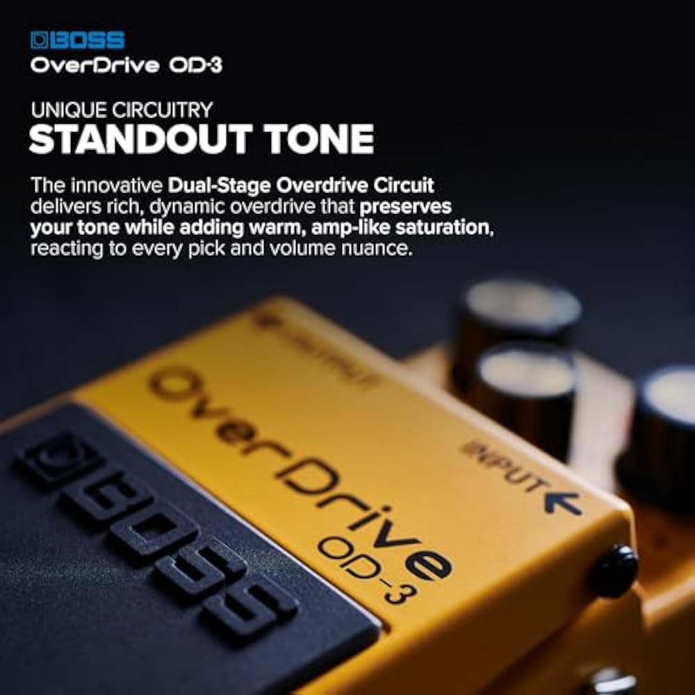 BOSS Overdrive OD-3 Yellow