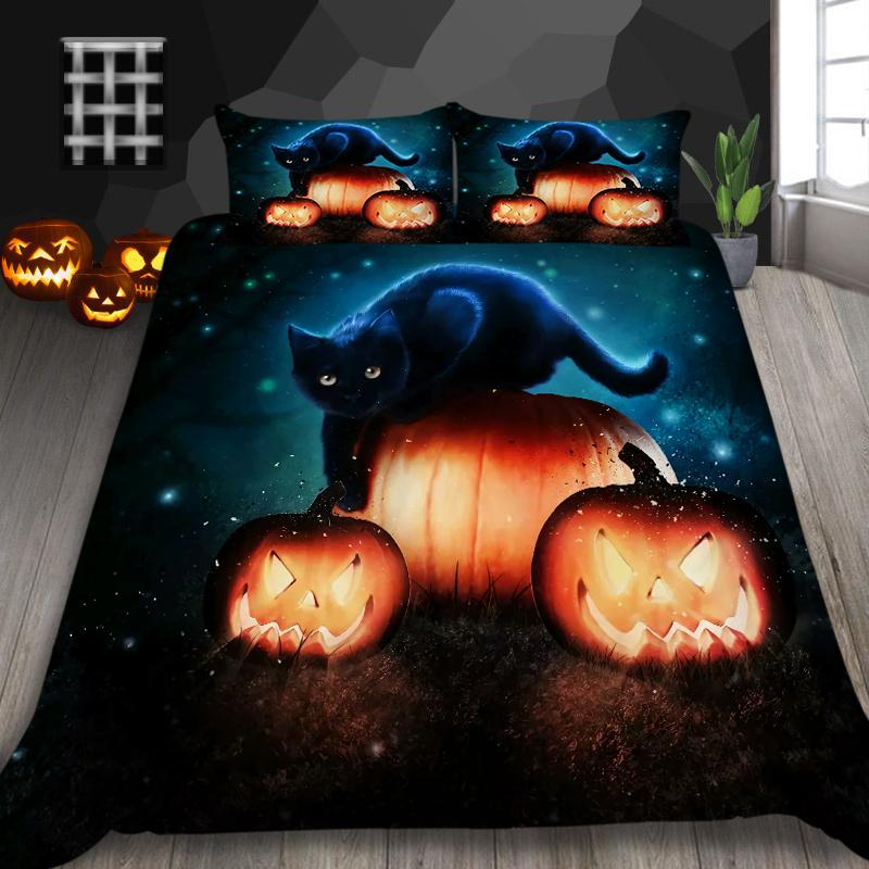 Beding Set Halloween Home Textiles Unique Design Quilt Cover Teen Children King Size Bedding Soft Duvet Cover