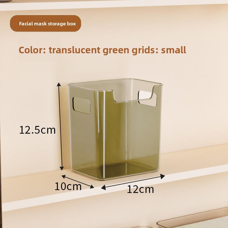 

Домашний холодильник боковая дверь органайзер для косметики офисный контейнер для холодного хранения Small transparent green