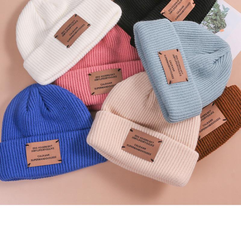 Women Men Beanie Hat Winter Breathable Windproof Warm Cap Couple Casual Knitted Hat For Outdoor