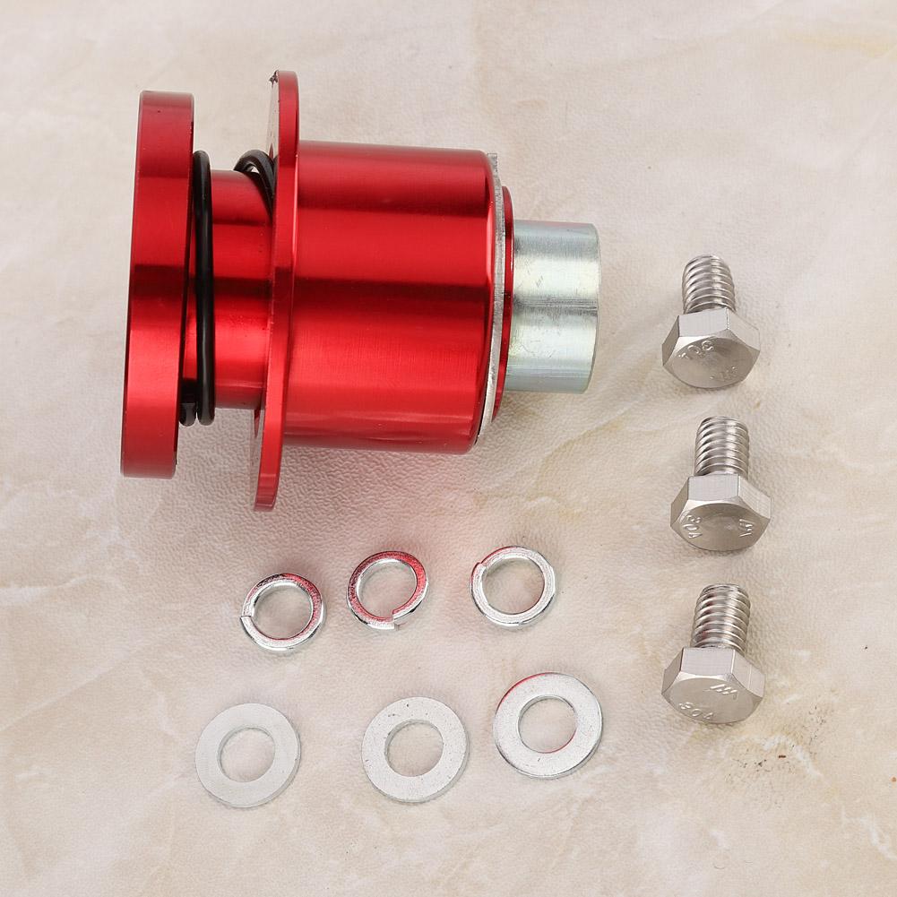 Car Quick Release 360 degrees  Steering Wheel Hub Adapter Kit 310‑101 (Red)
