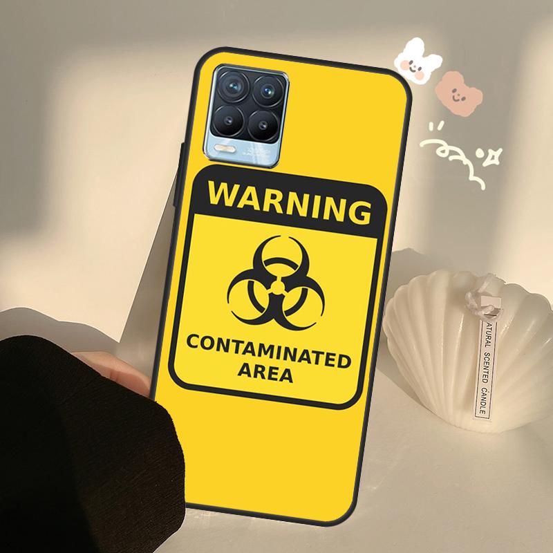 Biohazard Symbol Case For Realme C71 C63 C61 C55 C51 C53 C25 C65 C67 C75 11 12 13 14 15 Pro Plus GT6 GT7 Pro