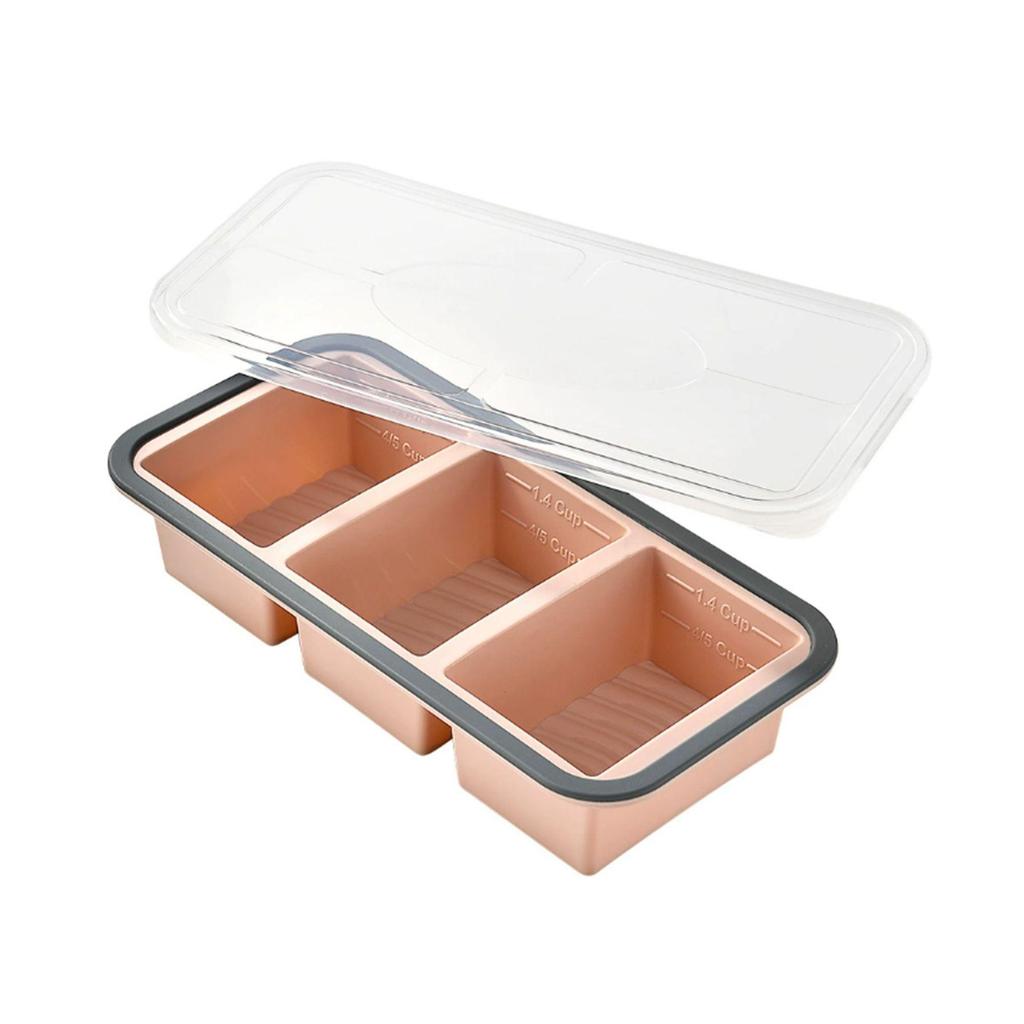 Silicone Food Storage Box - Airtight, Microwave Safe, Fridge & Kitchen Use