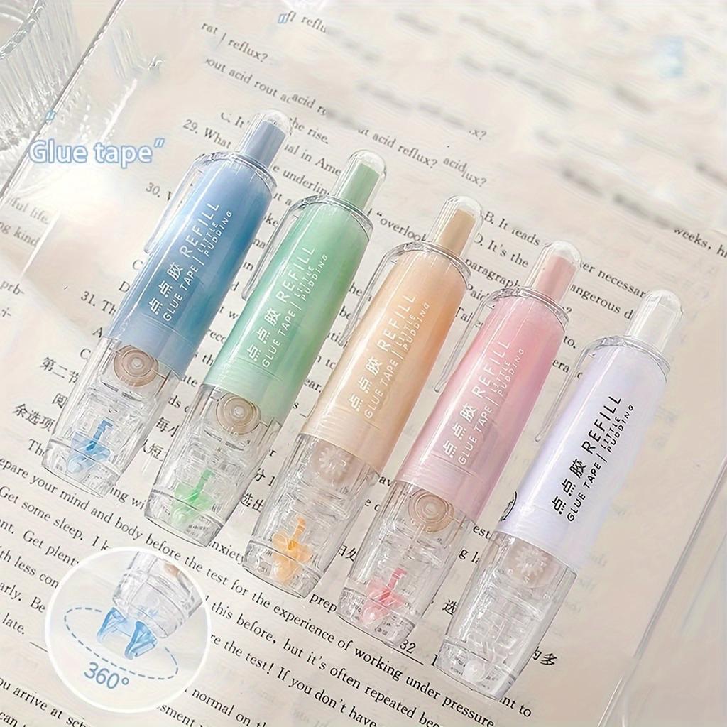 Double Sided Tape Roller with Tape Refills, Retractable Scrapbooking Glue Tape Roller, Adhesive Tape Dispenser