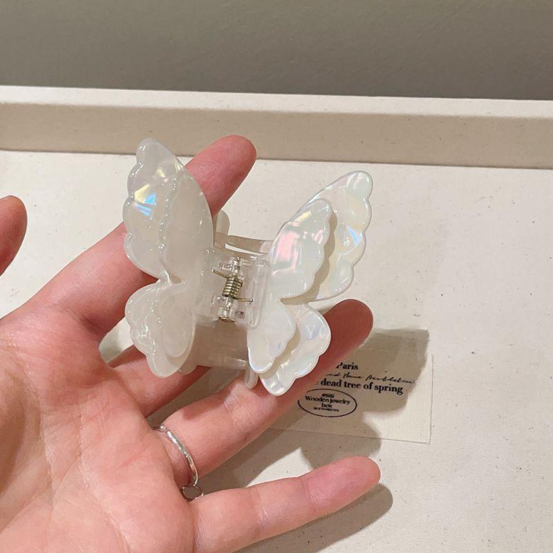 Matte Transparent Butterfly Hair Claws Clips for Women Girls Elegant Decorate Hairpins Headbands Fashion Korean Hair Accessories