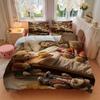 3pcs Anime Teddy Bear Bedding Set - Includes One Quilt Cover and Two Pillowcases (No Core) - Perfect for Bedroom and Guest Room Decoration,