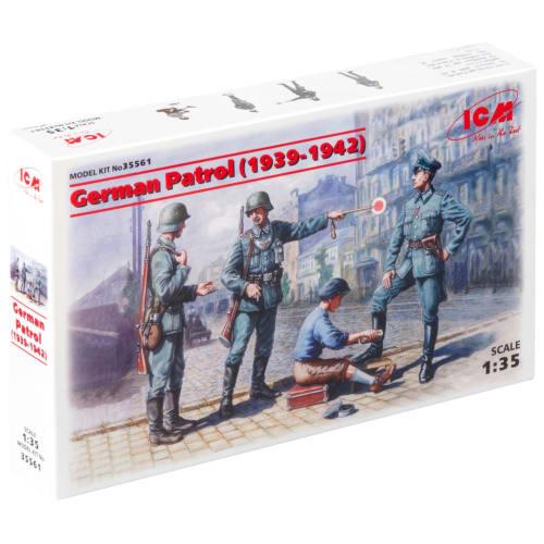 

ICM 1/35 German Patrol (Infantry & Shoe Shine Boy 1939-1942) Plastic Model Kit 35561