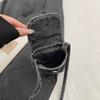 Street Style Denim Crossbody Tasche Y2K Handy-Portemonnaie Modische Canvas Tasche Damen & Herren
