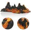 2Pcs Volcano Simulation Miniatures Realistic Volcanic Eruption Decorations Landscape Adornments Sand Table Desktop Decor