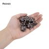 7 Pcs Silver Red Tree Stump Root Metal Dice Solid Metal Polyhedral Dice Set Suitable for Role-Playing RPG  Board Game Card Game