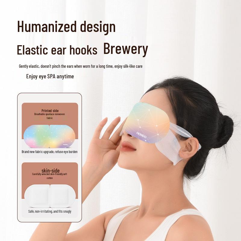 Steam Heat Compress Mugwort Eye Mask - Relieves Eye Fatigue with Lutein, Customizable