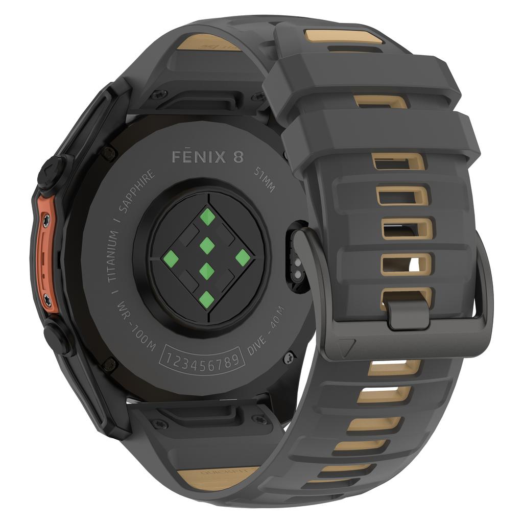 QuickFit 22mm 26mm Silikonarmband für Garmin Fenix 8 E 7X 7 6 6X Pro 5 5XPlus/Epix Pro Gen2 51mm 47mm Armband Uhrenarmbänder correa