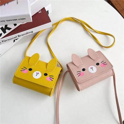 Kreslená mini kabelka na mince dětská roztomilý králík děvčátka malé crossbody kabelky kabelky dětské doplňky malá taška přes rameno