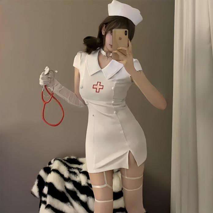Sex Lingerie Sexy Japanese Nurse Uniform Suit Doctor Halloween Sex Lingerie Pure Desire Cosplay Woman