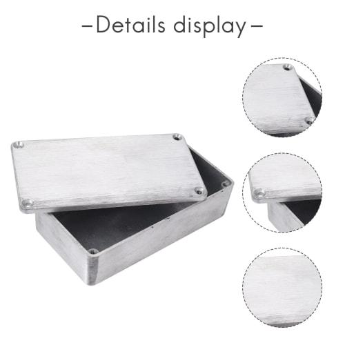 Ahvqevn 5-Piece Guitar Effect Pedal Aluminum Stompbox Enclosure for DIY Guitar Pedal Kit 1590B