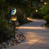Solar Parrot Garden Light, Outdoor Resin LED Lawn Lamp, Cute Animal Yard Decor for Pathway Patio, Waterproof Landscape Night Light