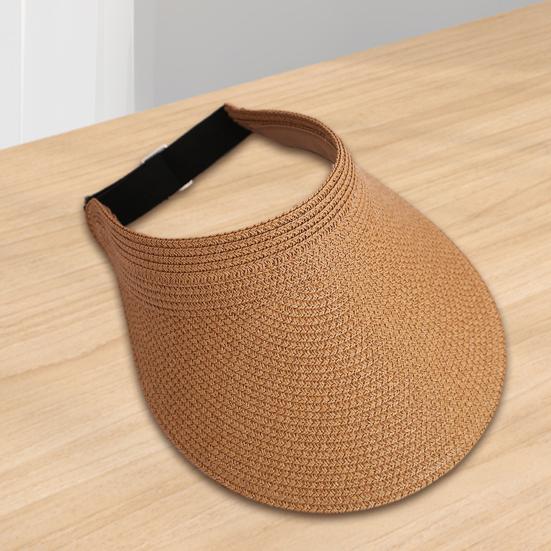 Summer Weave Sun Visor Adjustable Hat Wide Brim UV Protection Breathable