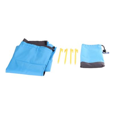 Telo da spiaggia Poliestere Nylon Pieghevole Impermeabile Antisabbia Telo da spiaggia con Borsa in Tessuto per Picnic Viaggio Campeggio all'aperto