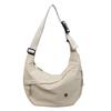 Fall 2025 New Canvas Large-capacity Shoulder Bag Dumpling Bag Casual Commuting Simple Fashion Lightweight Crossbody Bag