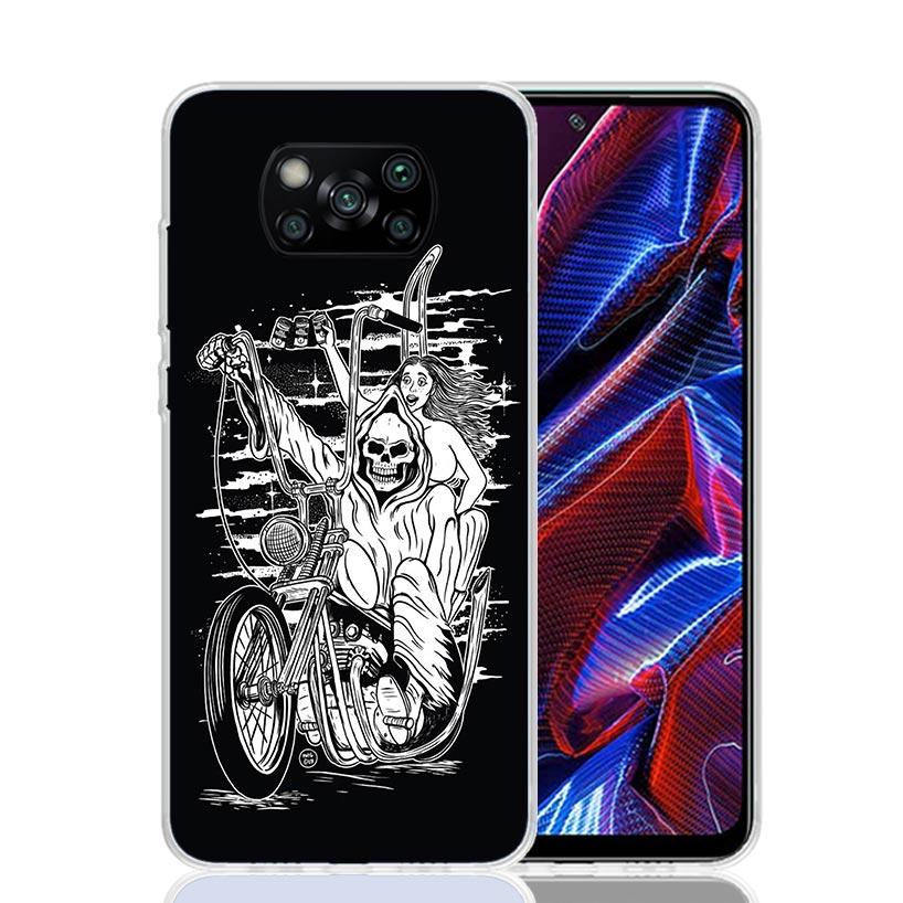 

Motorcycle Gear Phone Case For Xiaomi Poco F7 Ultra X7 X6 Pro X5 Redmi 15 15C 13 13C 12 12C 10 10A 10C 9 9A 9C 9T Shell Poco X7 Redmi 13