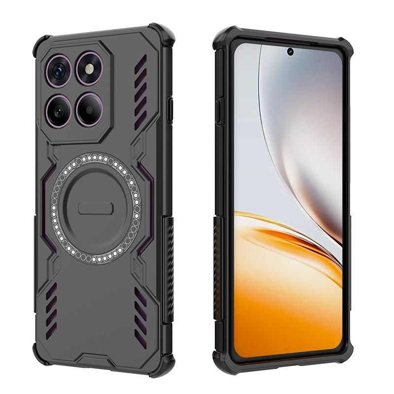 KEYSION Hollow Heat Dissipation Case for Motorola Edge 60 Pro 5G Magnetic Cooling Shockproof Phone Cover for Edge 60 S 60 Fusion