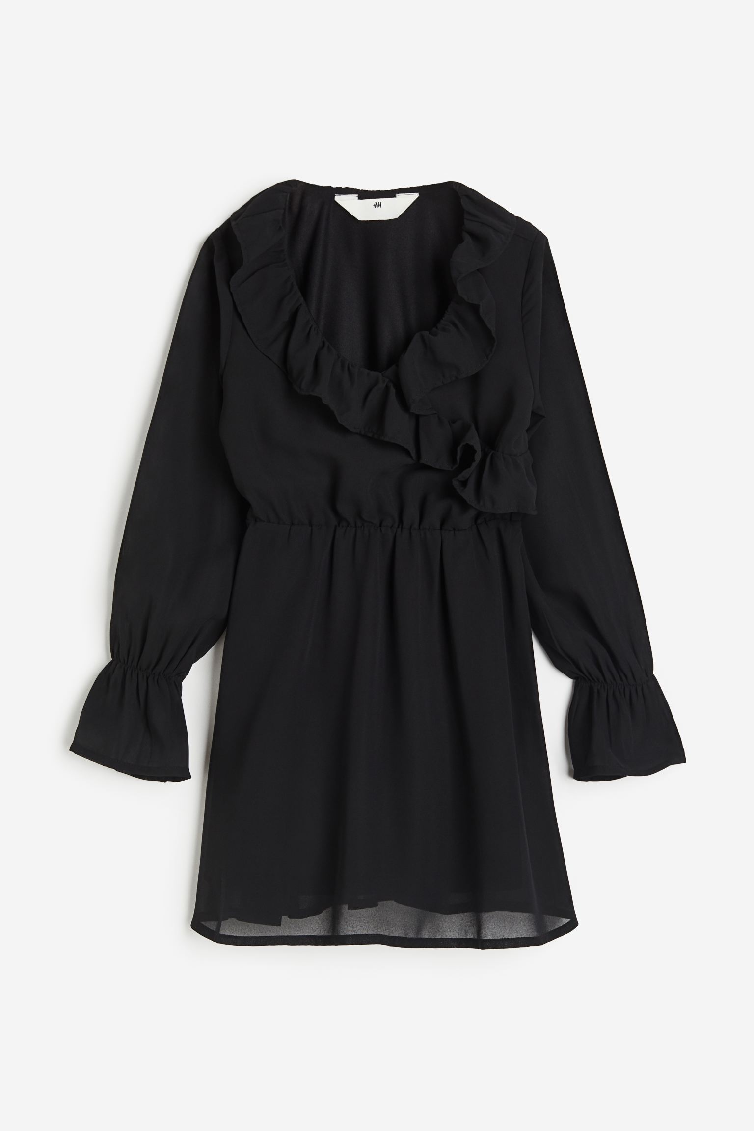 

Платье с воланами