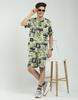 MONTE CARLO Boys Regular Fit Printed Half Sleeve Bermuda Set