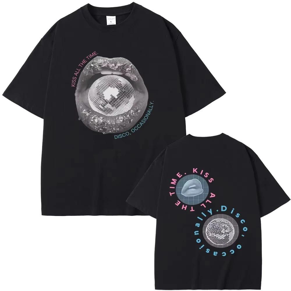 Kiss All The Time Disco Occasionally Album Graphic TShirt Unisex Fashion Casual Tee High Quality Pure Cotton Tshirt S