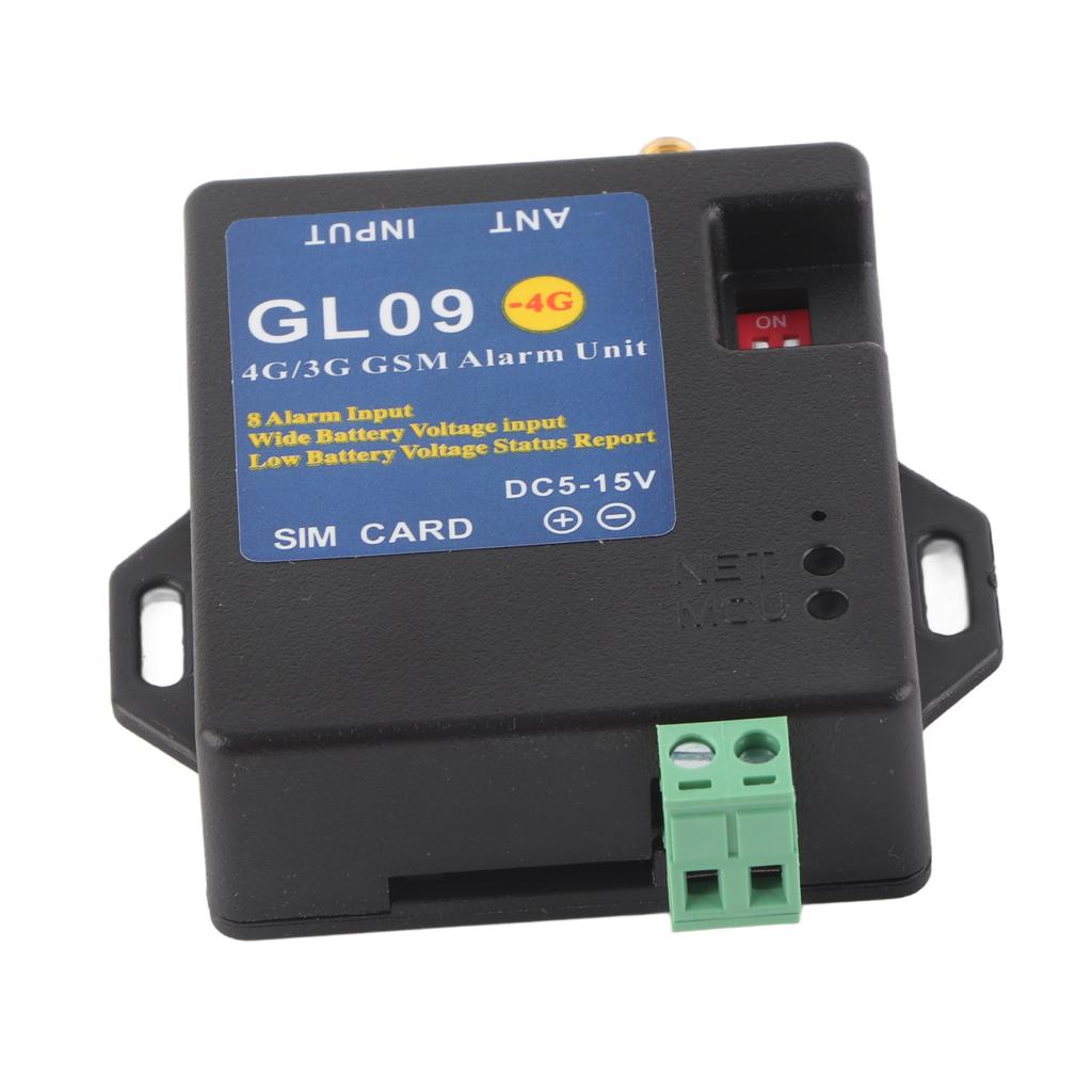 4G 3G GSM Alarm Security System Alert Module 8‑Channel Input Low Consumption for Home Warehouse SecurityEU Frequency