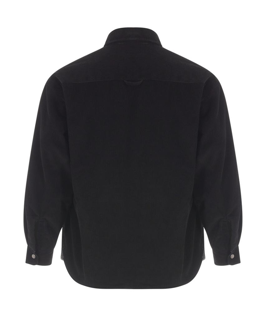 OFFGRID Over Pocket Corduroy Shacket - Black