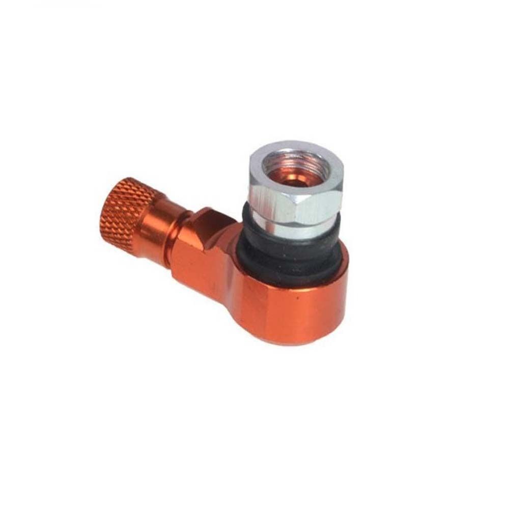 Zinc Zinc Alloy CNC 90 Degree Angle Valve Adaptor Motorcycle Gas Nozzle Extension Valve Stem Tyre Valve