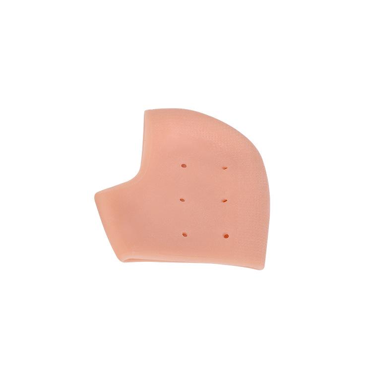 

White Perforated Silicone Heel Protector - SEBS Flexible Elastic Heel Pad