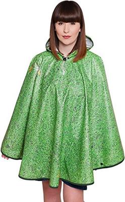 Field Candy Adult Rain Grass Pattern Poncho/Raincoat, [Used]