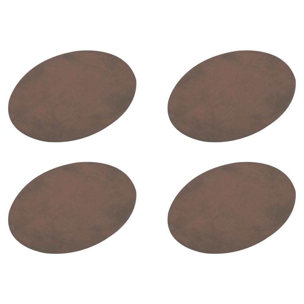 4 Pack Elbow Knee Iron-on Fabric Patches Repair Patches Oval for Clothing Repair Crafts Repair Kit Backpack Shoes Decoration