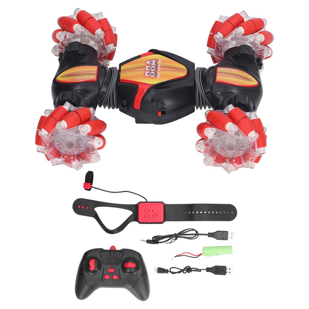 Gesture Sensing RC Stunt Car 4WD 2.4G Gesture Controlled Double Sided Remote Control Off Road Car