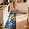 Japanese Ukiyo-e The Great Wave Off Kanagawa Kitchen Mat Non Slip Durable Runner Mat Artistic Living Room Study
