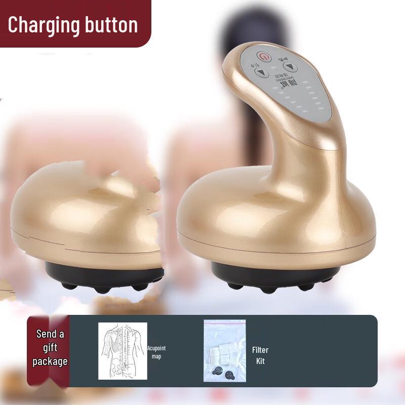 Электрический массажер для вакуумной и скребковой терапии WEZHO