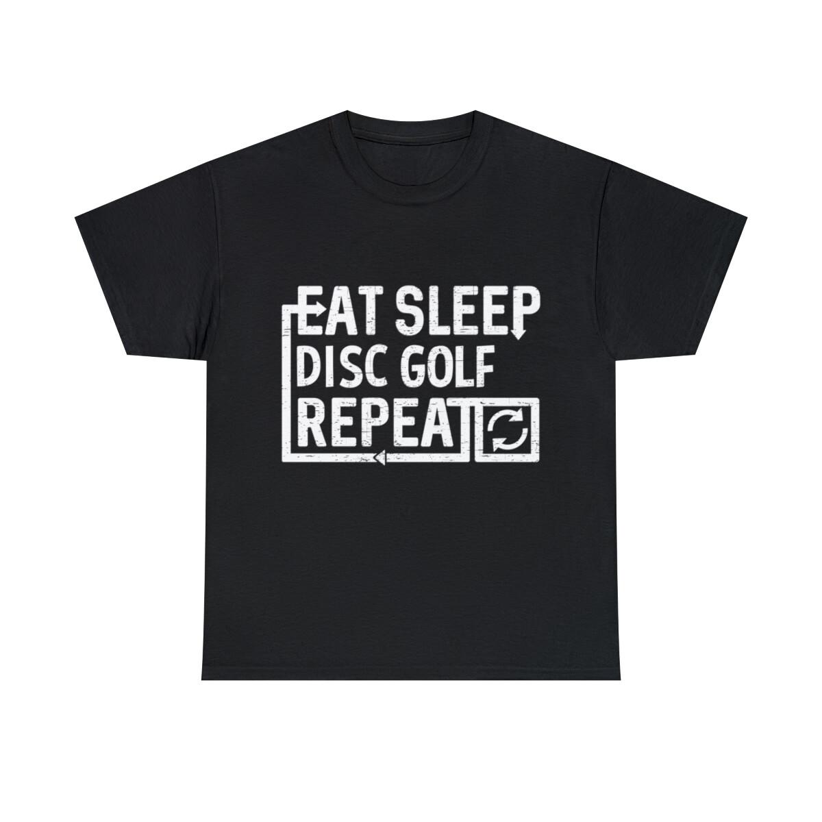 Eat Sleep Disc Golf Graphic Tee Shirt, S-5XL L